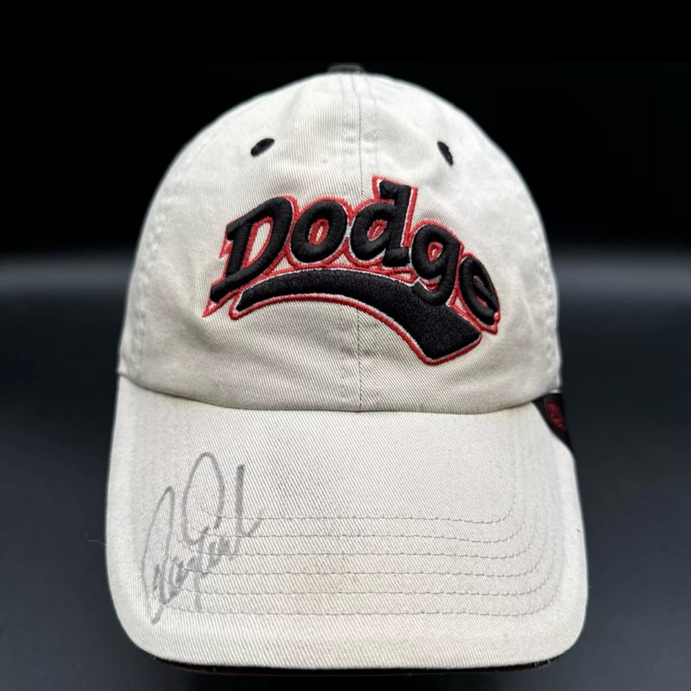 Nascar Dodge Motorsports Cap, Signed by Ray Evernham, Not Authenticated